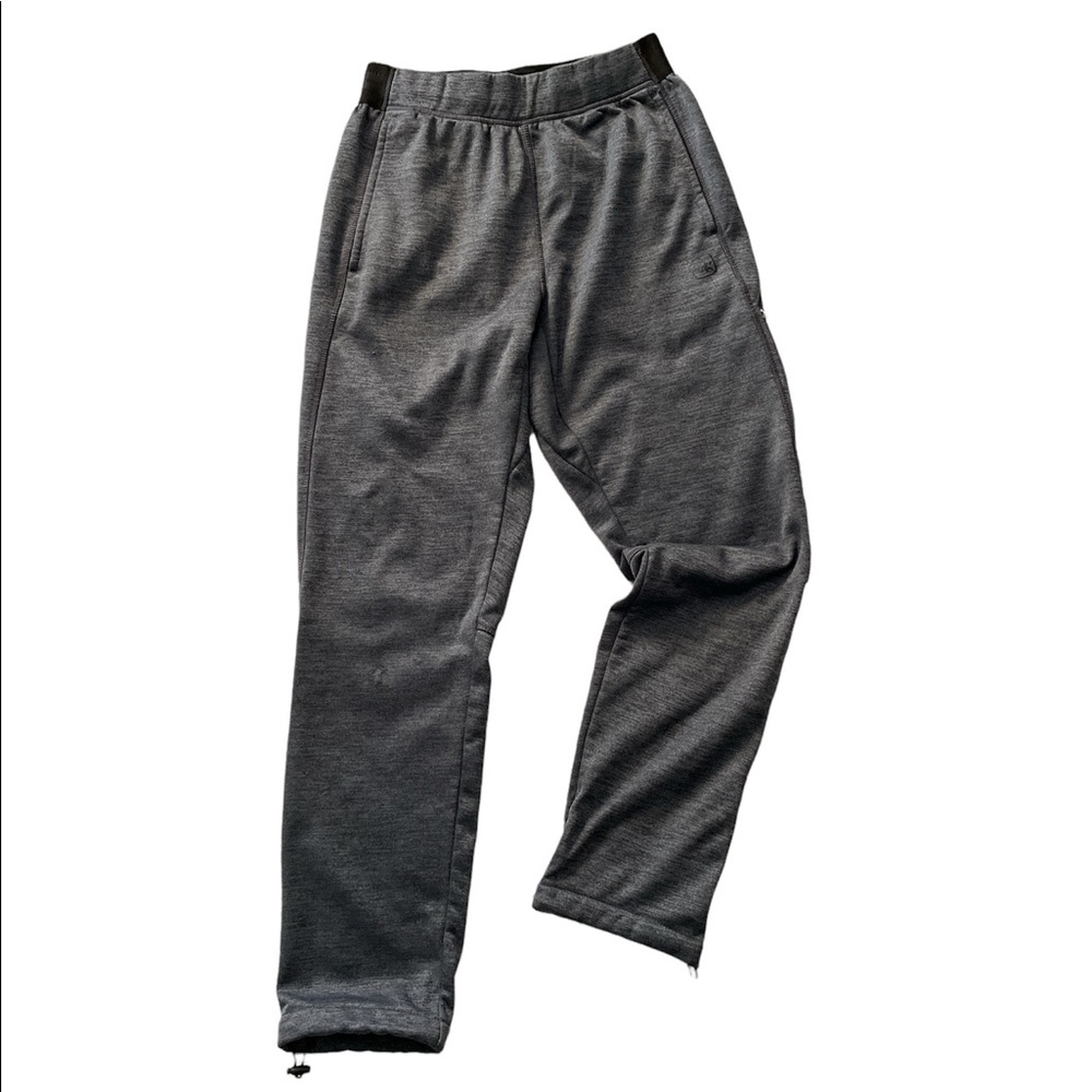 AND1 Men's Fleece Basketball Training Joggers Gray Athletic Gym Sweatpants Sz S